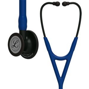 Estetoscopio Littmann Cardiology IV Campana Negra Tubo Azul Marino 3M 6168 - Imagen 1